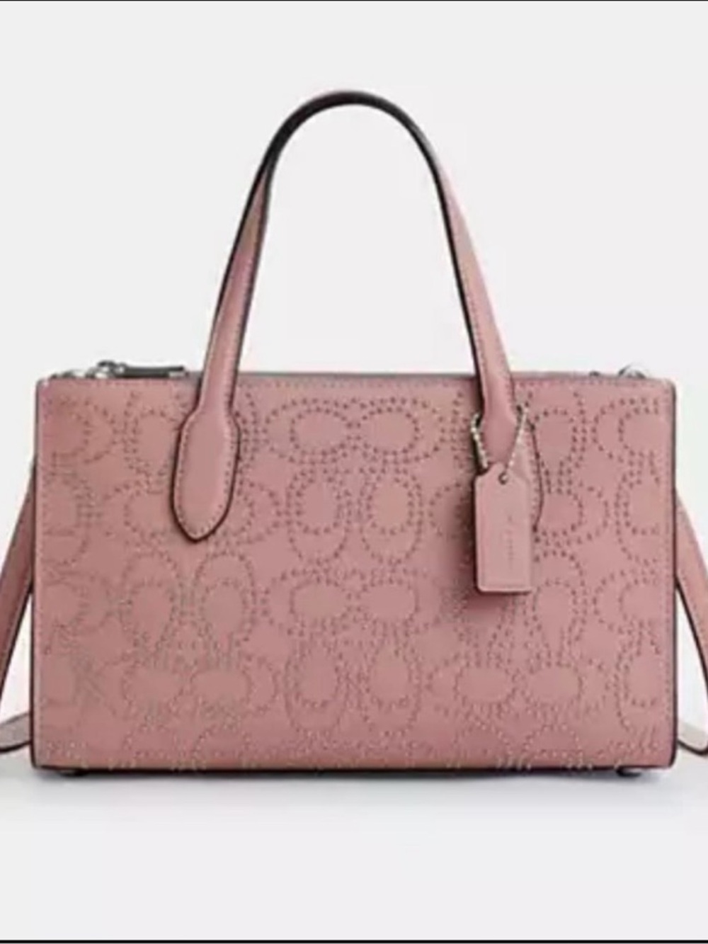 Coach Nina Small Tote Bag With Signature Rivets